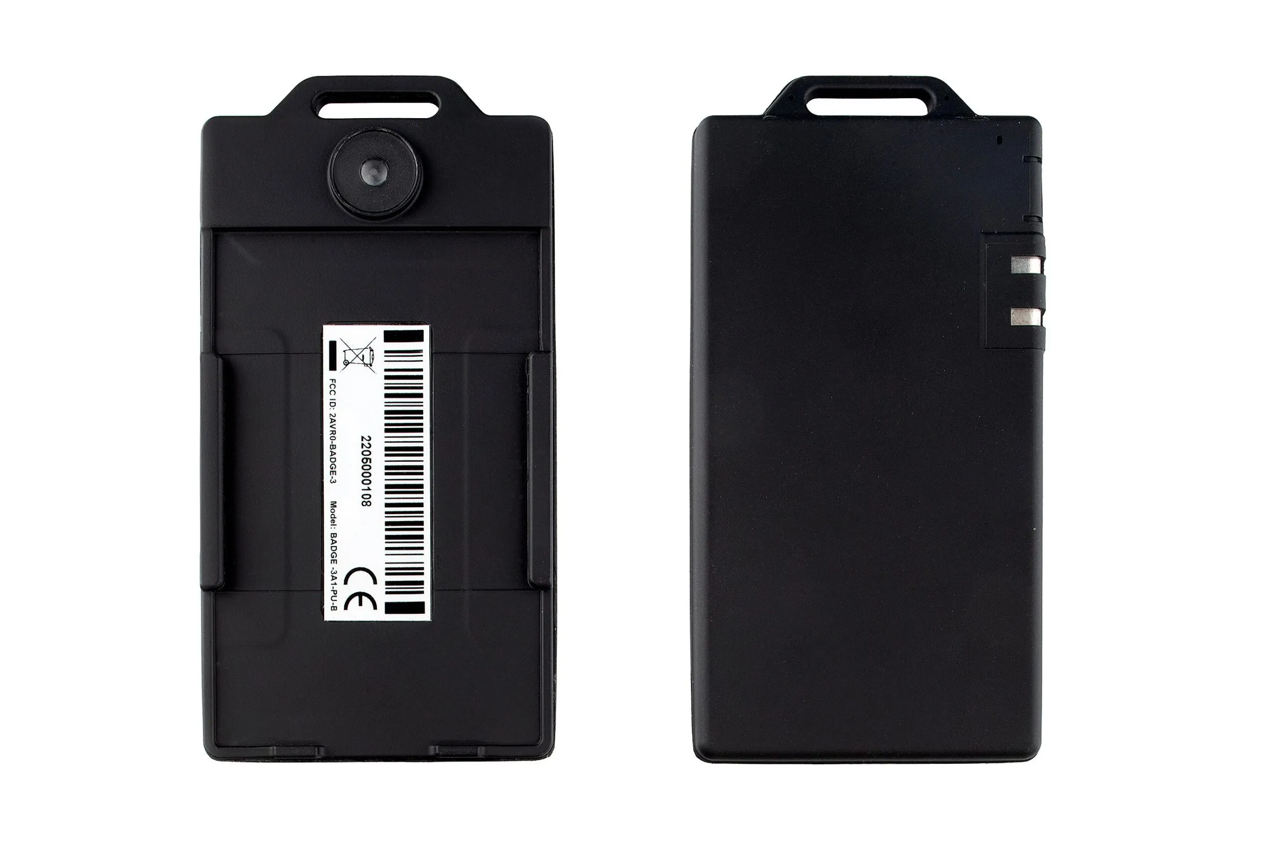 Front and back of the Noccela ID Badge