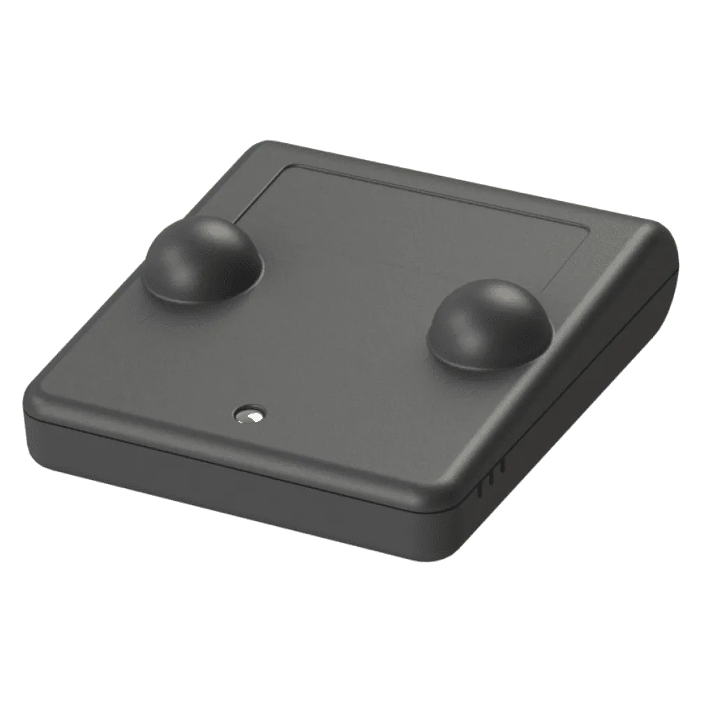 Noccela Smart Tag, a small black asset tag